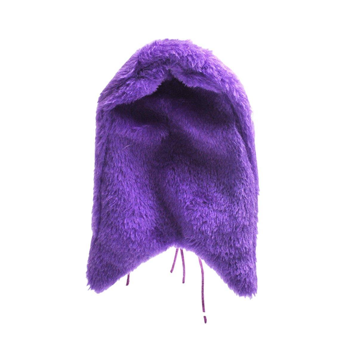 Cozy Bird Blanket Shawl Parrot Snuggle Cabin Plush Hanging Cotton Nest Bedding - Purple-M Size