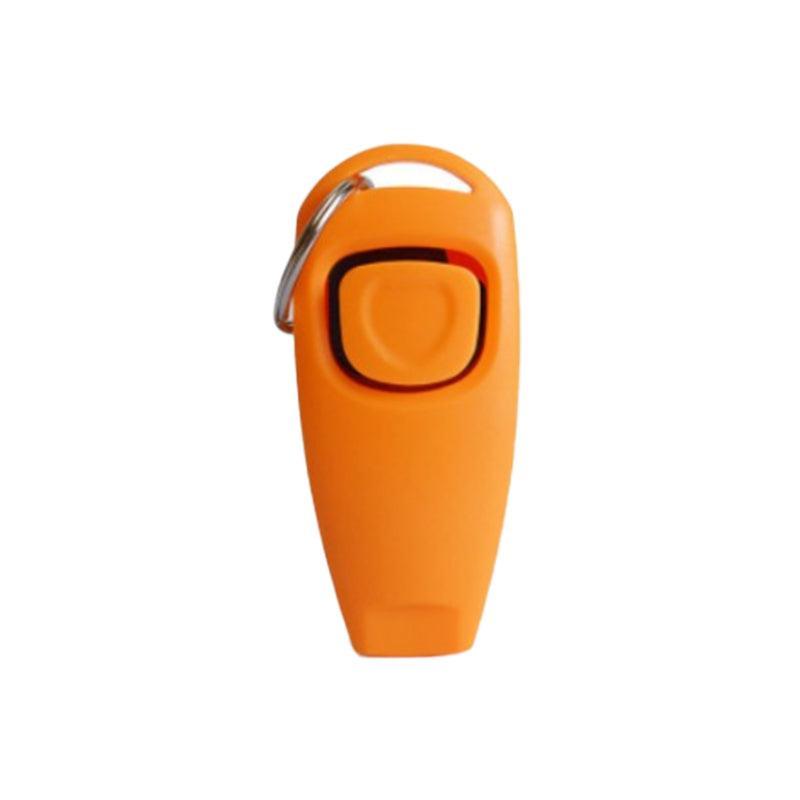 Dog Whistle and Clicker Set for Training Stop Barking Obedience Tool Combo - Sky Blue