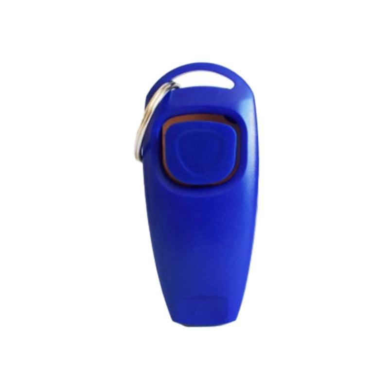 Dog Whistle and Clicker Set for Training Stop Barking Obedience Tool Combo - Sky Blue